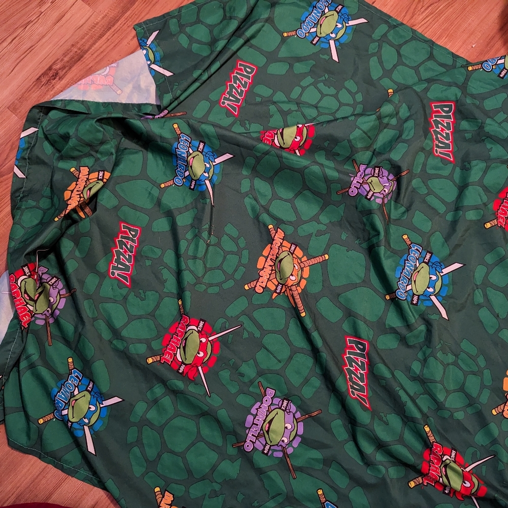 Nickelodeon 2014 Teenage Mutant Ninja Turtles Toddler Top Single Flat Sheet